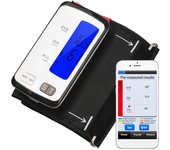Smart BT Blood Pressure Tester Monitor electrónico de presión arterial de la parte superior del brazo de 3,2 pulgadas LCD Di With BT Function