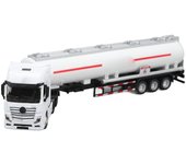 camión cisterna de petróleo 1:50 tractor remolque vehículos de transporte de juguete modelo de camión juguetes para niños regalos Blanco