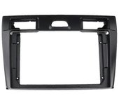 Fascia de la radio del coche 2Din para Ford Fiesta 2006-2011 DVD Stereo Frame Plate Adapter Mounting Dash Instal Negro