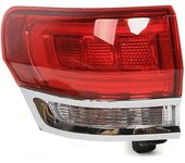 Luz trasera trasera LED para coche Luz de freno trasera compatible para Grand Cherokee 2014-2016 68110047AB 68110046AC 68236104AC 68236105AC (color...