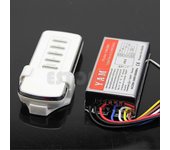 Interruptor de control remoto digital de CA 220 V 4 vías Controlador de encendido / apagado para lámpara de luz
