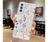 Para Samsung Galaxy A21s Fresh Small Floral Epoxy TPU Funda de teléfono