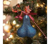 Bolas de bolas de Navidad colgantes creativos Árboles de Navidad Decoración de adornos colgantes azul