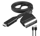 Adaptador de audio de audio y video Scart to Hdmi Converter para Hdtv / dvd / decodificador / ps3 / pal / ntsc