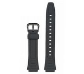 Correa de reloj de 18 mm para Casio W-800H F-91 W-218H correa negra de repuesto de correa de reloj Hebilla negro