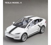 Toy Cars 1:20 Tesla MODEL X MODEL 3 Modelo de coche de aleación Diecasts Coches de juguete de sonido y luz Juguetes para niños Regalos Colección de...