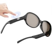 Unbrand Gafas inteligentes, filtrado de luz azul y lentes polarizadas para gafas de sol - Audio de baja latencia, micrófono y altavoces incorporado...