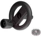 5140117-77 Sierra de mesa con volante y engranaje cónico para DW745 Tipo 1 DW745 Tipo 2 DW745-AR Tipo 1 DW745-B2 Tipo 1 negro