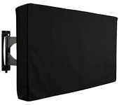 Para funda protectora de televisión montada en la pared de tela Oxford impermeable para exteriores de 60 a 65 pulgadas