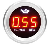 Manómetro de aceite digital con alarma intermitente 0-1.00MPa Sensor de presión de aceite del medidor de presión de aceite del motor del automóvil