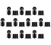 Paquete de 10 pares de clavijas de rejilla de altavoz Kit de piezas de tornillos de plástico para accesorios de altavoz