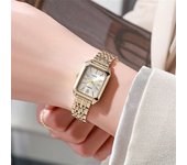 UTHAI 2024 Nuevo reloj de mujer Marca de lujo ligera Relojes de negocios de acero inoxidable para damas Relojes de pulsera de cuarzo de moda para e...
