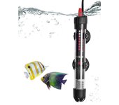 Tsim Calentador de acuario ajustable, calentador de acuario de 25W con termostato 20-34C para peceras y acuario