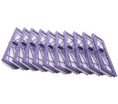 10pcs Hepa filtros para Neato Botvac D / Connected Series D7 D80 D85 D3 D75 D5 70e 75 80 85 Vacío C púrpura