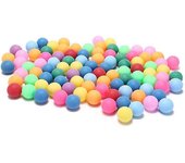 Tinor Pelotas de tenis de mesa de 40 mm 2.4g Colores aleatorios 50pcs para juegos deportes al aire libre
