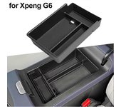 Caja de almacenamiento del reposabrazos de la consola central de ABS + PVC para el contenedor central Xpeng G6