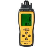 SMART SENSOR Medidor de monóxido de carbono portátil con medidor de detector de monitor de probador de gas CO de alta precisión