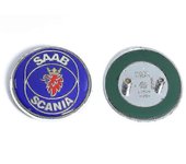 68mm 2 3 Pines Saab Capó Delantero Sombrero Logo Maletero Trasero Maletero Insignia Para Saab 9 3 9 5 9-3 9-5 Saab Emblema Pegatina Accesorios - XC...