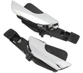 2PCS Manija de la puerta interior del automóvil Silver 156092167 reemplazo para Alfa Romeo Giulietta 2010?2020