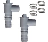Válvula de servicio/cierre Bestway Poolsun para piscinas con conexión de manguera de 32 mm