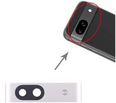 Wigento Para la reparación de la cubierta de la lente de la cámara Google Pixel 8a Silver Plata