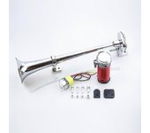 12V / 24V 17 pulgadas 150db bocina de aire con compresor, bocina de coche, bocina de camión, tren marino, motocicleta, motocicleta With red motor