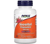 NOW Foods, Cápsulas de inositol, 500 mg, 100 cápsulas vegetales
