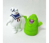 Marshmallow Man + Slimer Green Ghost Ghostbusters Action Figure Kids Toys Doll