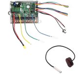 Para la placa base del controlador del scooter eléctrico M365 / Pro / 1S actualizada, accesorios para scooter eléctrico con luz trasera Color de la...
