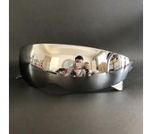 Protección UV antiexplosión Casco de motocicleta Visera solar Lente de gafas Apto para Scorpion EXO Combat/Covert-X Retro plata