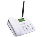Teléfono inalámbrico fijo 4G Soporte telefónico de escritorio GSM 850/900/1800/1900MHZ Teléfono inalámbrico con antena Radio Reloj despertador SMS ...