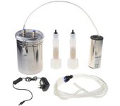 Máquinas herramienta de ordeño de pulso eléctrico de acero inoxidable de 2 litros duraderas con bandeja de leche de oveja de cabra de succión ajust...