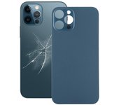 Tapa de la batería trasera de fácil reemplazo para iPhone 12 Pro Max Azul
