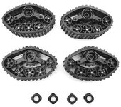 4pcs/set Ruedas de pista de camiones militares Neumáticos de nieve Piezas de repuesto para RC Crawler Car DIY Modified Upgrade Accessories