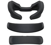 3pcs Inicio Vr Accesorios Silicona Cubierta protectora portátil para Oculus Rift S Negro