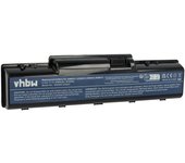 Batería vhbw compatible con los portátiles Acer eMachines E725, E630, E627, E527, E727, D725, E430, E510, E525, D520, E625, D525m (4400 mAh, 11,1 V...