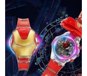 Luz intermitente Música Reloj Niños Juguetes Niños Niñas Marvel Avengers Reloj Luminoso Iron Man