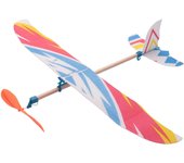 Banda elástica de goma accionada DIY Foam Modelo de avión Juguete educativo de avión Blanco
