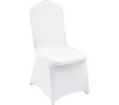 Vevor Fundas de silla de spandex Fundas de silla blancas 50pcs Banquete de fiesta de bodas elástico
