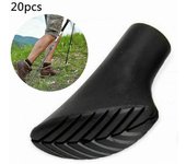 20 Piezas / 10 Pares De Amortiguadores De Goma Asfáltica X-4GT Para Todos Los Bastones Comunes De Marcha Nórdica - Hiking Po kit