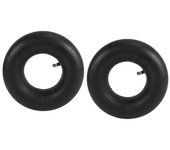 2 PCS 4.10 / 3.50-4 410 / 350-4 ATV Go Kart 47Cc 49Cc Chunky 4.10-4 Cámara de aire de neumático para todos los modelos 3.50 Negro