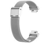 Para Fitbit inspire 3 Acero inoxidable malla fina correa de reemplazo banda reloj inteligente con hebilla