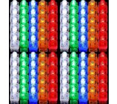 100 Pcs Led Finger Lights Bright Finger Rave Lights Finger Ring Glow Sticks Small Finger Laser Holiday Light Up Fingers Rings