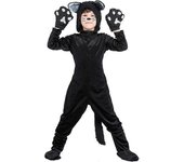 Cosplay para niños Animalblack Disfraz de gato 140 150cm