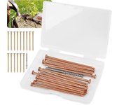 Clavos de cobre de 15 piezas para matar tocones de árboles, clavos de cobre de 3,15 pulgadas con taladro, clavadora de eliminación de estacas para ...