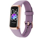 Ohp Pulsera inteligente C60 1.1" AMOLED HD medición de temperatura corporal para niños y niñas reloj deportivo para niños Púrpura