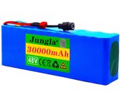Nuevo paquete de baterías de iones de litio Lithiun de 48 V 30 Ah 30000 mAh Ebike Bicicleta eléctrica EU Charger-XT60