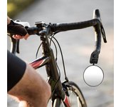 Espejos de la bicicleta de extremo de barra, espejos retrovisores de bicicleta de gran angular Hd, 360 ajustable