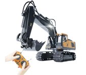 Youagng YOUGANG BOUTIQUE Rc Excavadora 1/20 2.4ghz 11ch Rc Camión de Construcción Vehículos de Ingeniería Juguetes Educativos Para Niños Con Música...