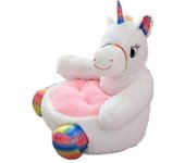 Regenboghorn Silla de sofá de peluche para niños, Rainbow-unicorn